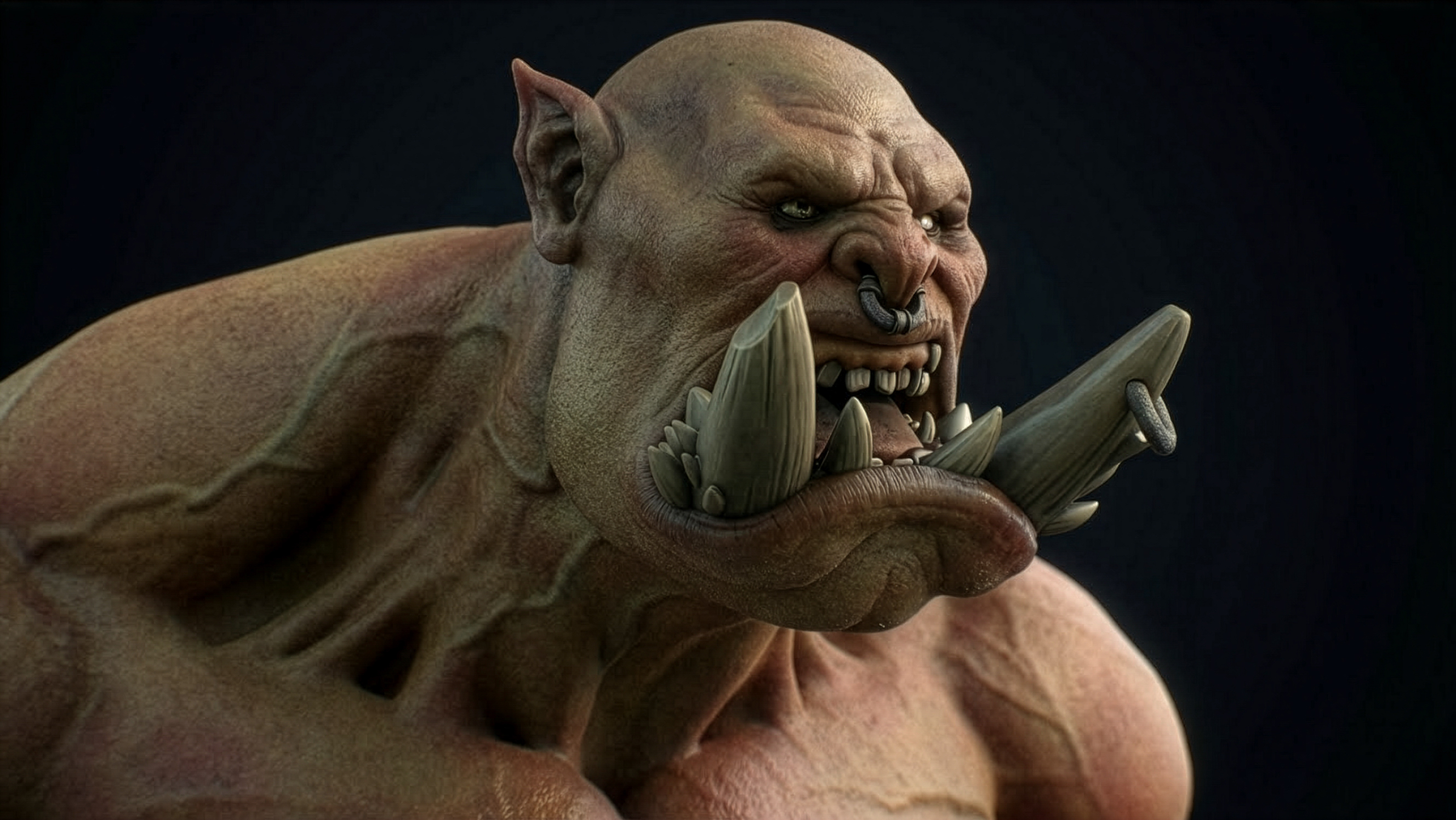 OrcTexturedSideView